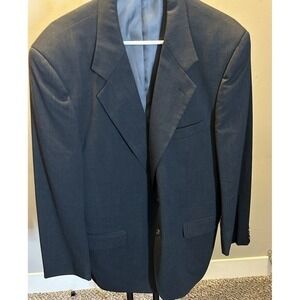 Men's Dark Gray Andre Vachon 42L Suit Blazer Jacket